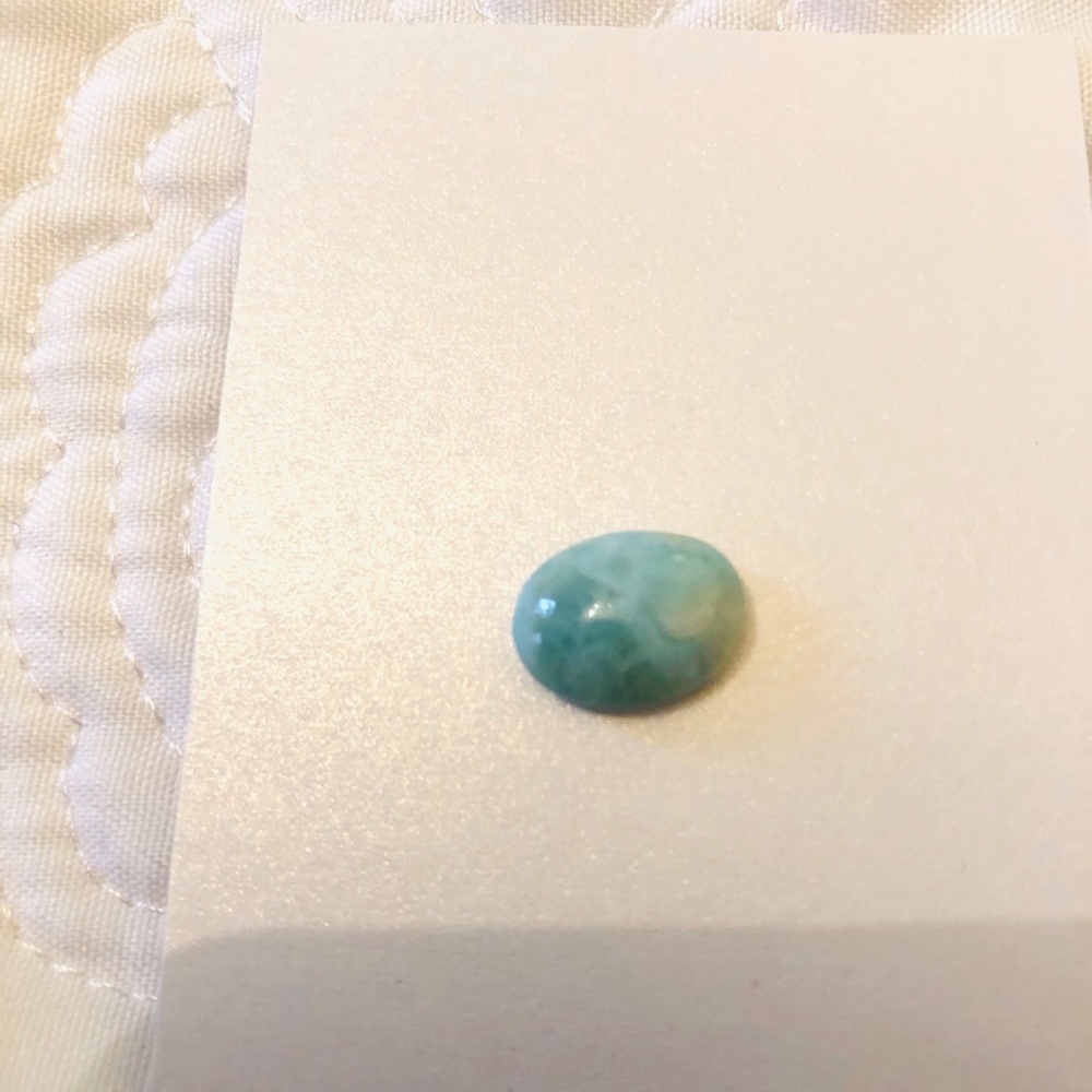 Larimar STONE. Ready for a setting: ring /necklace
